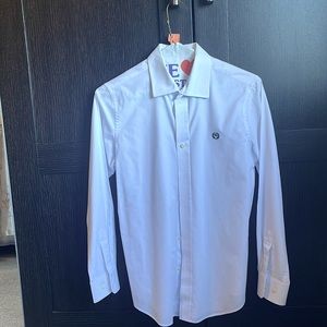 Ralph Lauren Youth Boys Size 14 White Button Down
